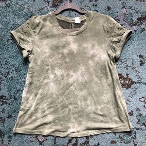 Green Tie Dye T